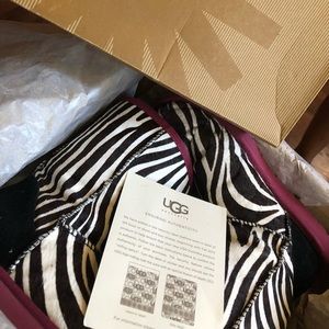 Zebra Print Uggs!!